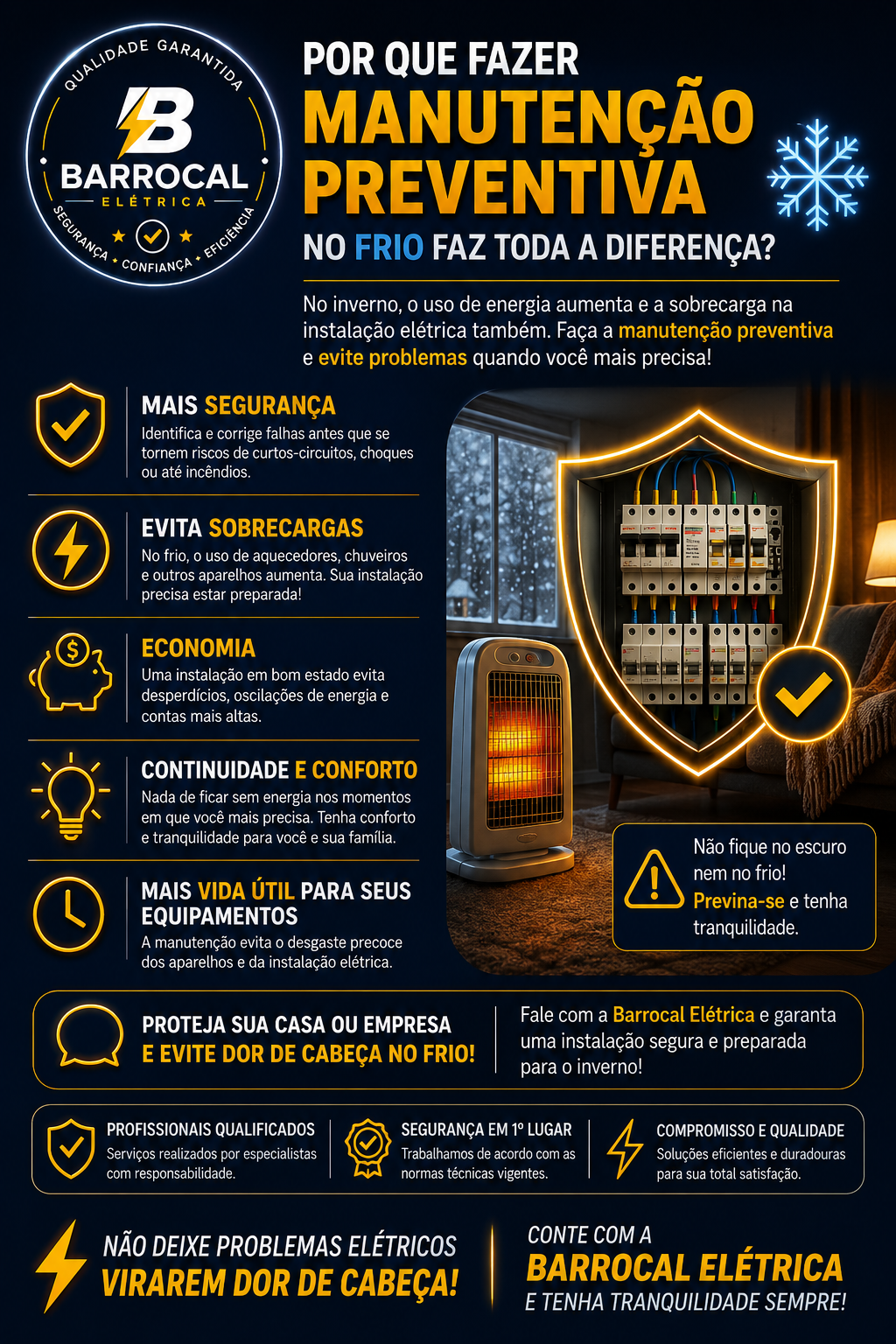 Manutenção preventiva no frio